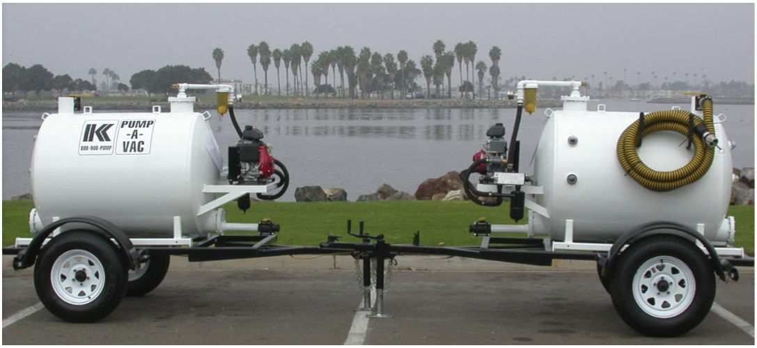 Mobile pumpout TRAILER Keco Pump & Equipment for marinas / with