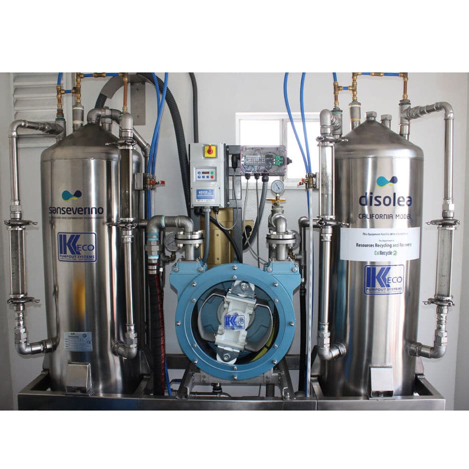 Fixed pumpout bilge Keco Pump & Equipment for marinas / with