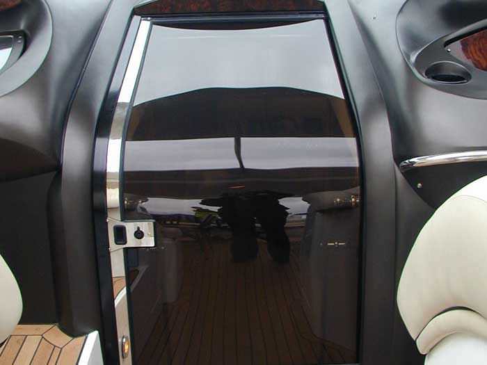 Companionway door Taylor Made Systems for boats / sliding / curved