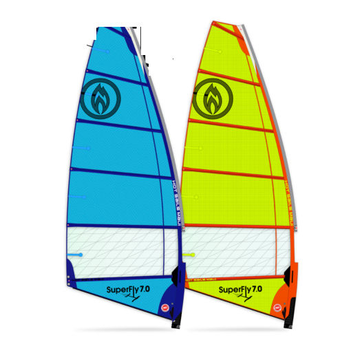 Freeride windsurf sail Superfly HOT SAILS MAUI 6batten