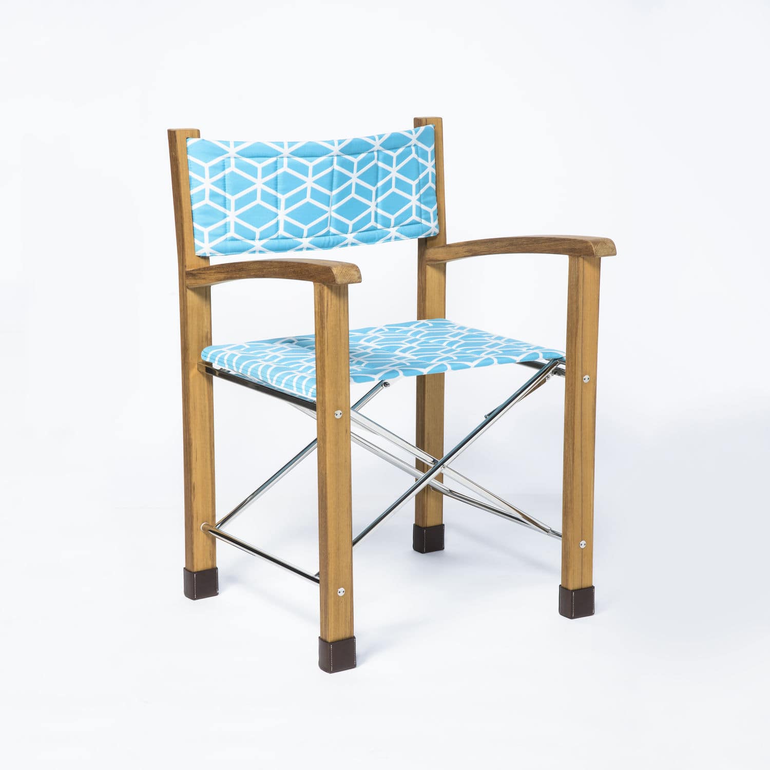 Boat director's chair 61.117 Atep Italia for yachts / folding / teak