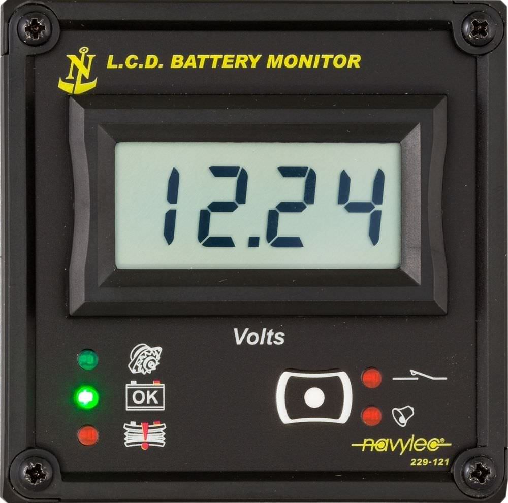 Boat voltmeter NL229121 NAVYLEC