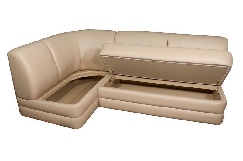 Yacht sofa Bimini 56 x 92 Glastop Inc. 4seater / with storage