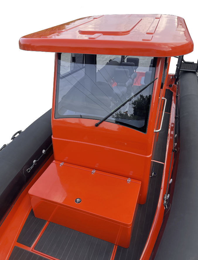 Inflatable boat steering console C14 3D MARINE central / 2place