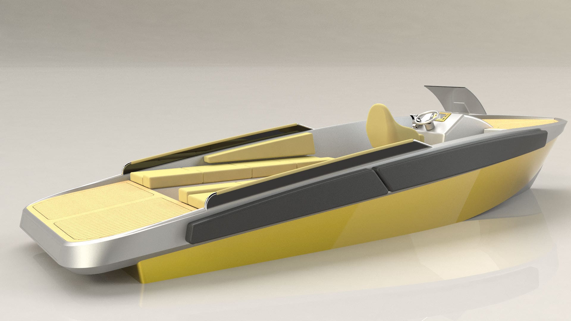 Inboard center console boat 27 TO ERYD YACHTS electric / sundeck