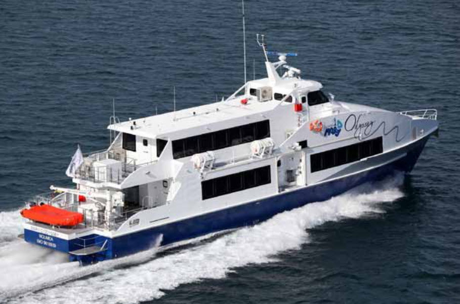 Highspeed passenger ferry MARY D ODYSSEY Austal USA