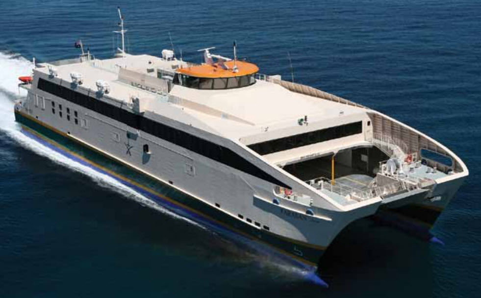Catamaran car ferry FARASAN & JAZAN Austal USA highspeed