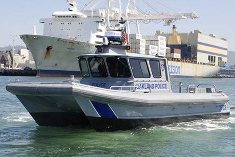 Patrol boat - M2 - 37' - Moose Boats, Inc. - catamaran / inboard ...