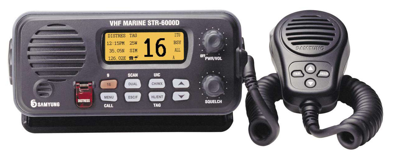 Marine radio STR6000D Navis USA LLC for ships / VHF / with DSC