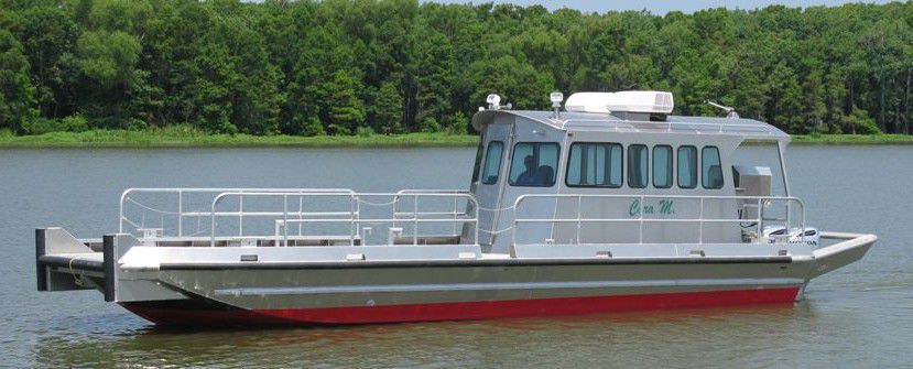 Work barge - 4013BV - Scully's Aluminum Boats - inboard / aluminum