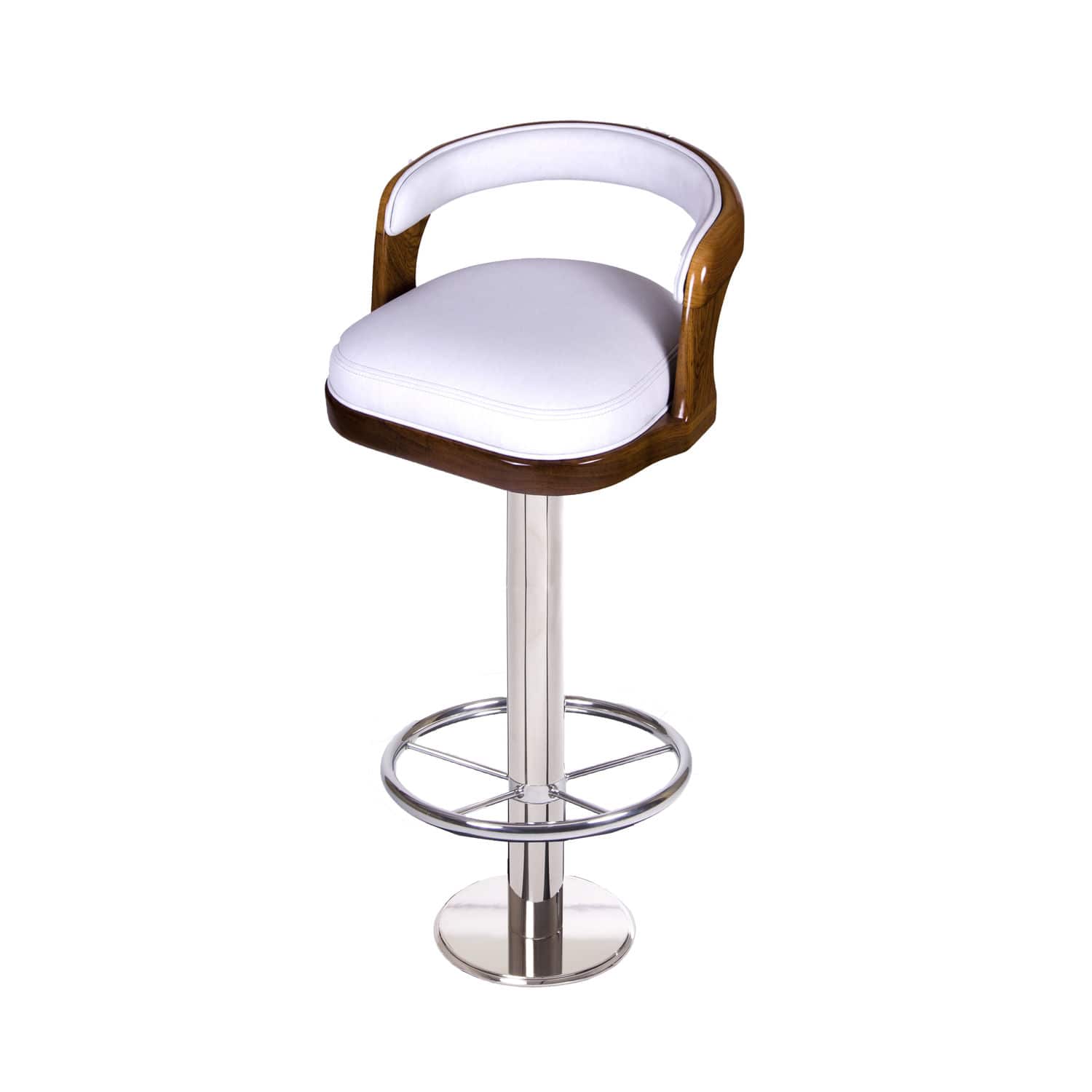 Round base bar stool Londoner Release Marine for yachts / for