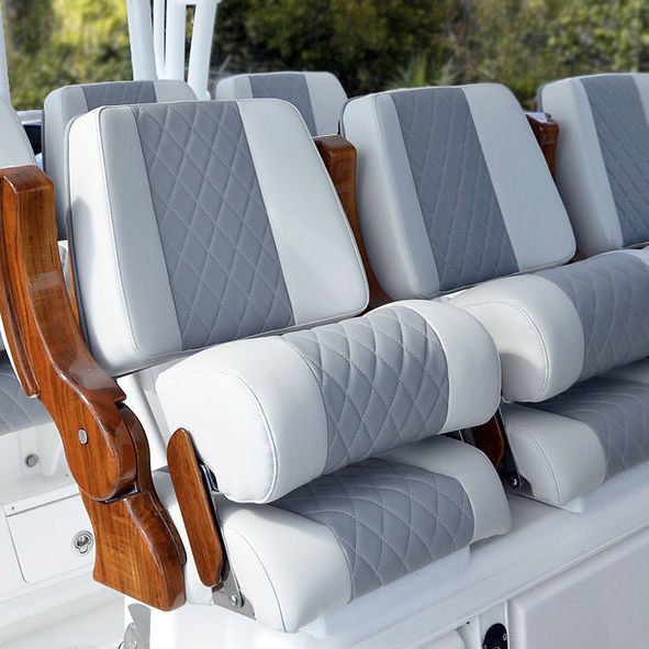 Yacht bench seat Bolster Helm Release Marine for boats / for