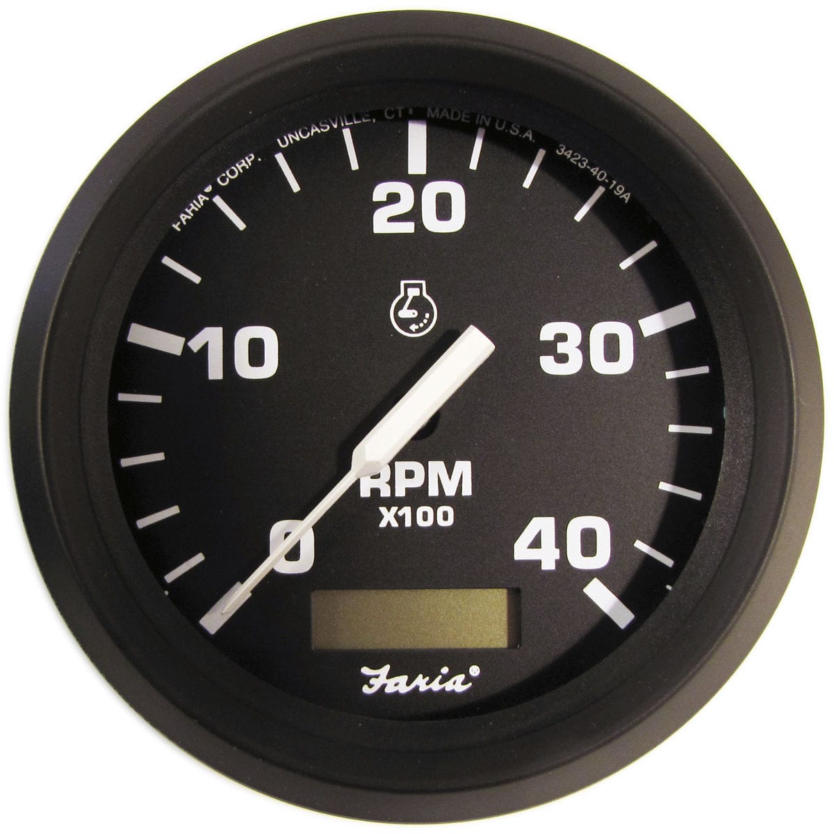 Analog tachometer TD9102 Beede Electrical Instrument for boats