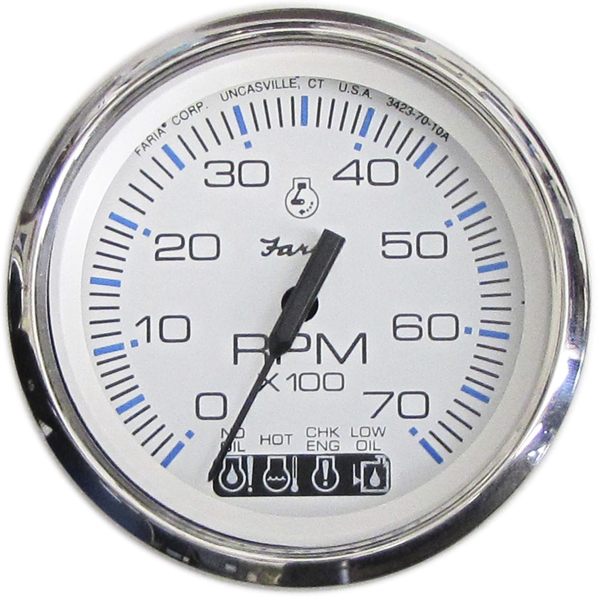 Analog tachometer TC9881 Beede Electrical Instrument for boats