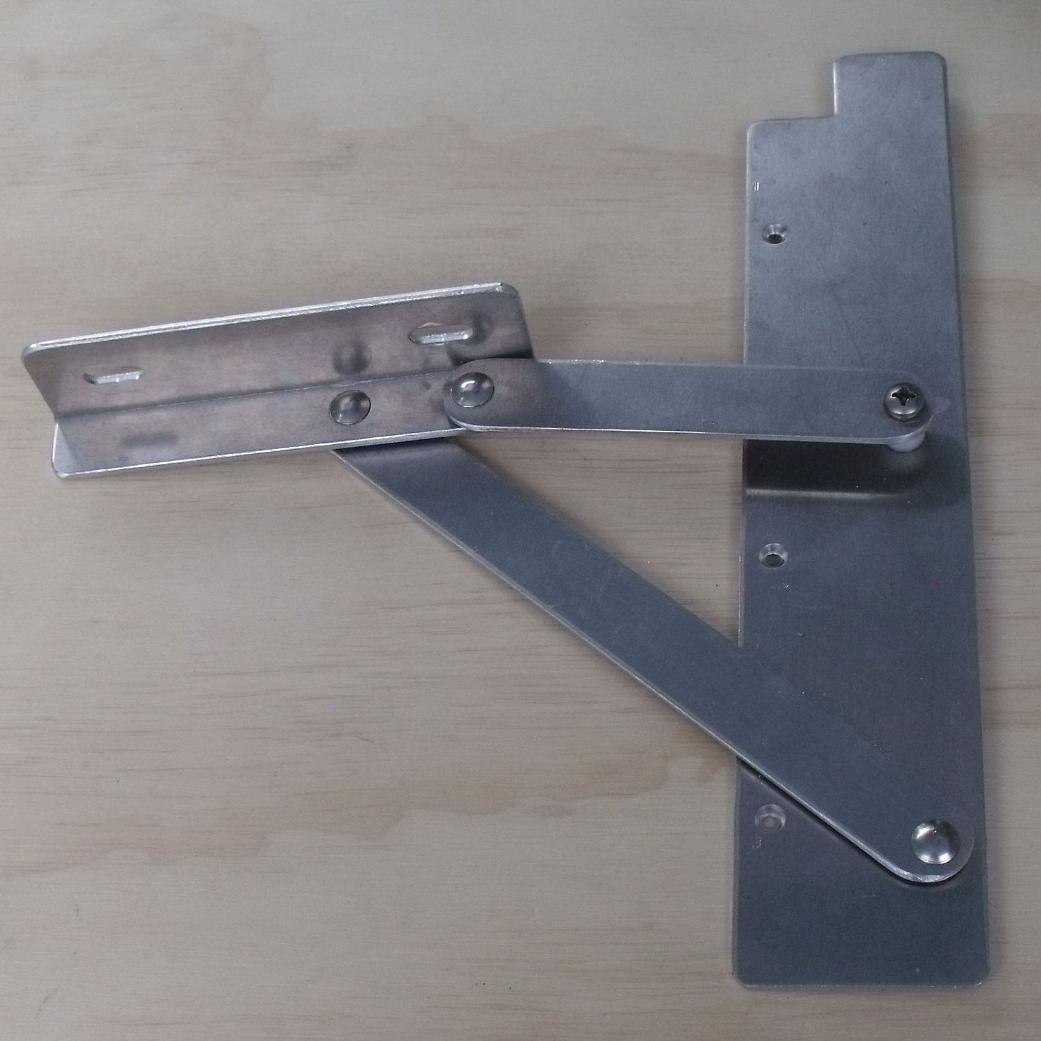 Boat hinge Dual Arm Metal Moulding articulated / seat / aluminum