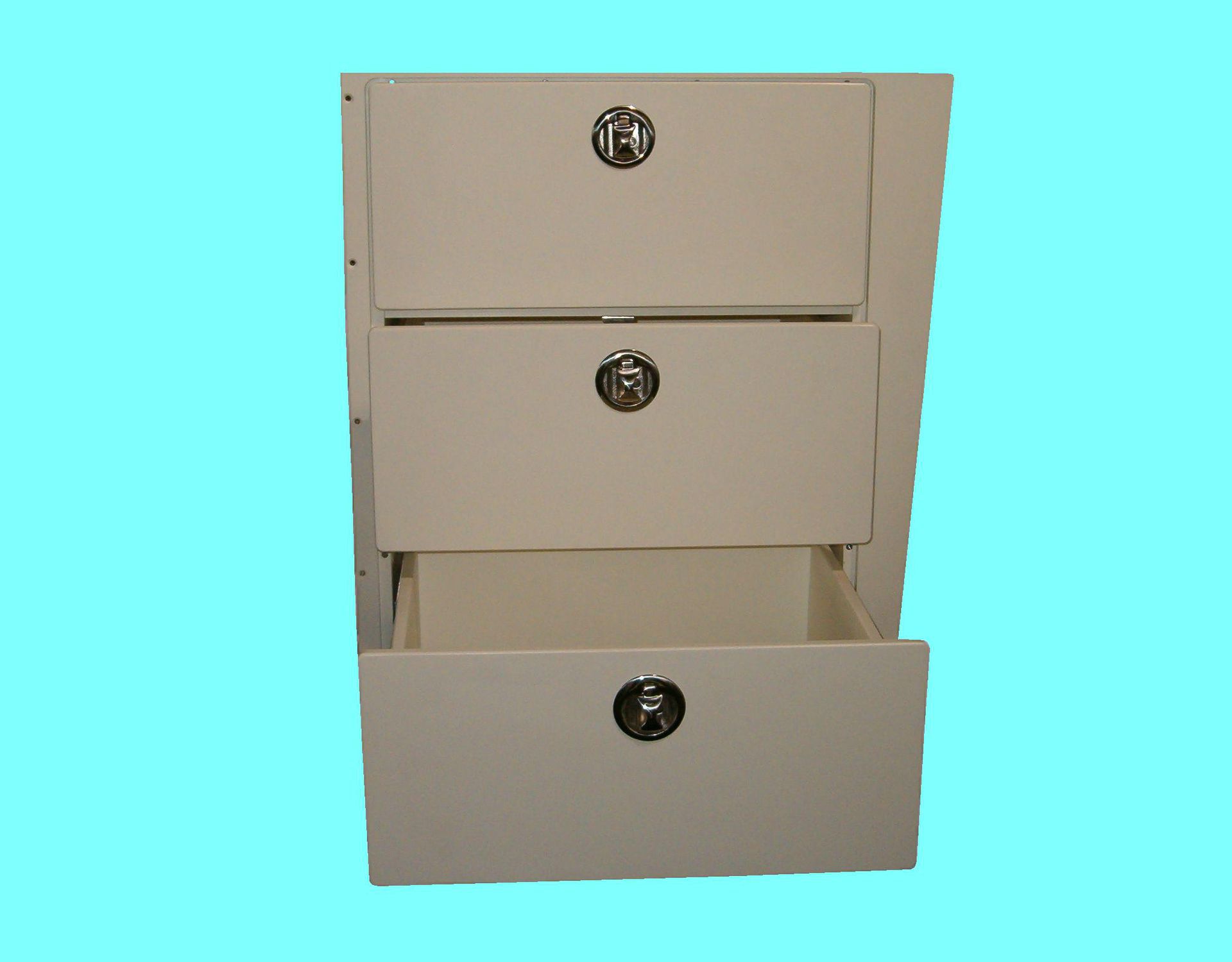 Boat Storage Box Built In Plastic 3 Drawer Metal Moulding