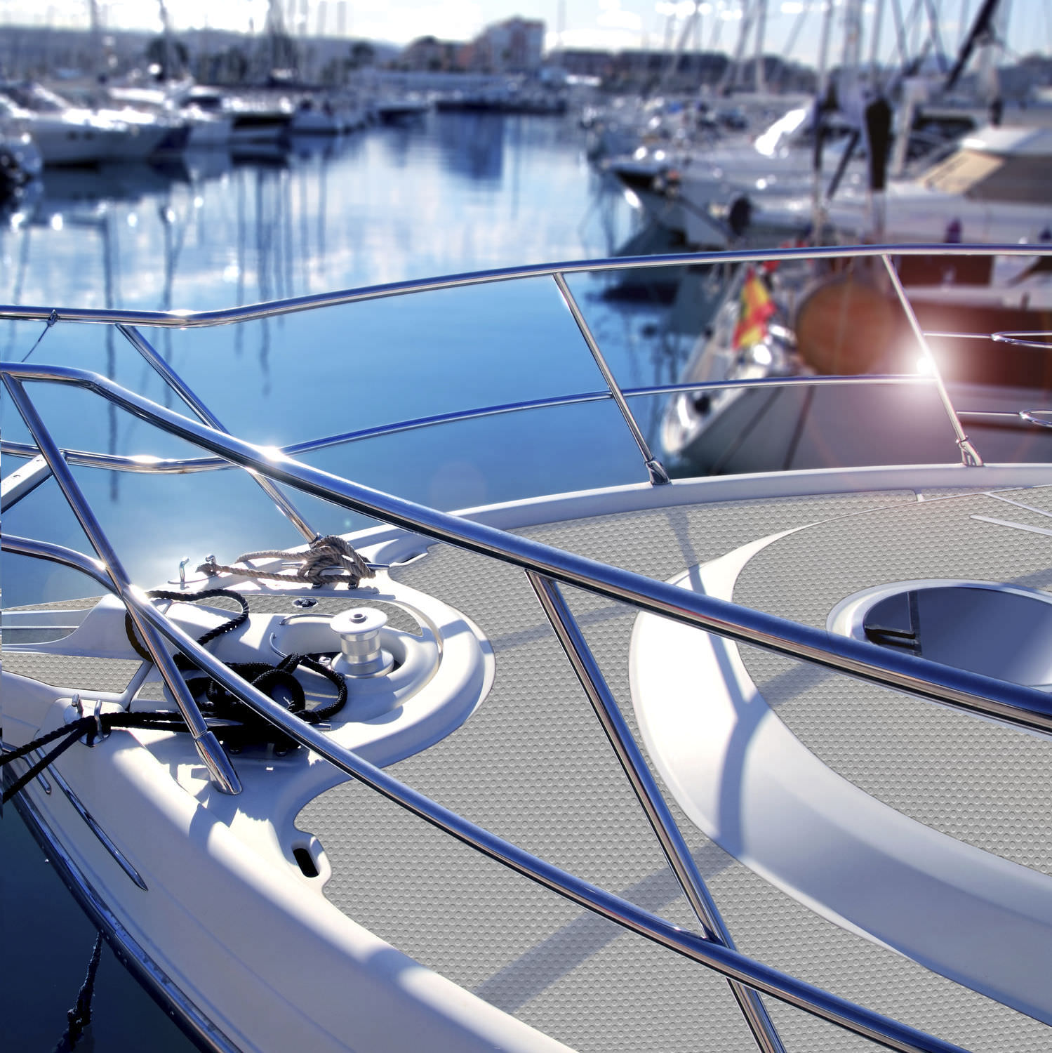 Nonslip boat decking Nonslip boat decking GisaTex GmbH & Co. KG PVC