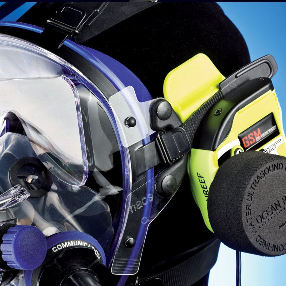 Professional diving communication system DAMPER Ocean REEF