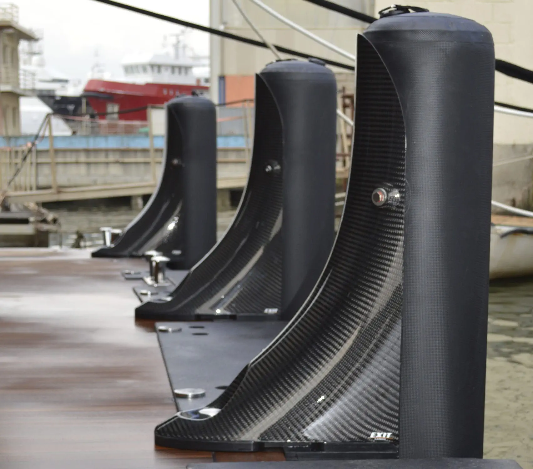 Swim platform fender - Magnifico - Exit Carbon - Hypalon