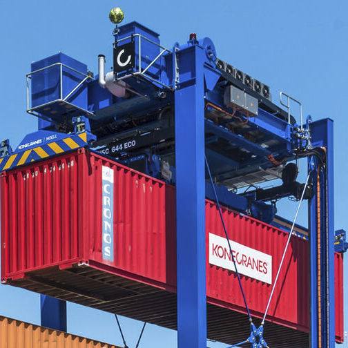 Container straddle carrier - A-STRAD - Konecranes