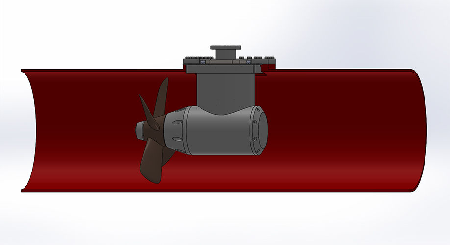 Bow thruster C.M.T for ships / hydraulic