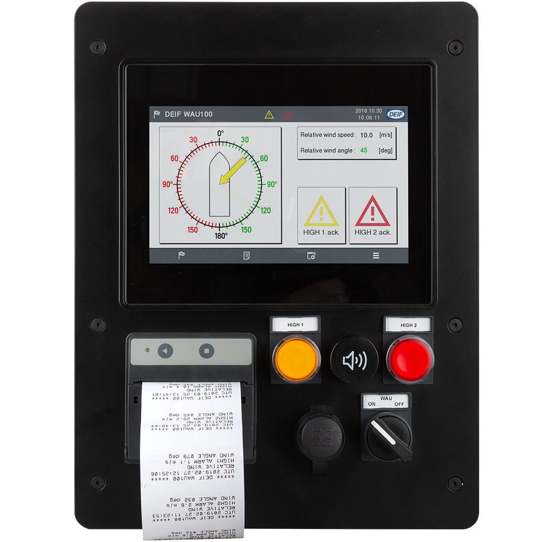 Ship alarm system WAU 100 DEIF monitoring / anemometer