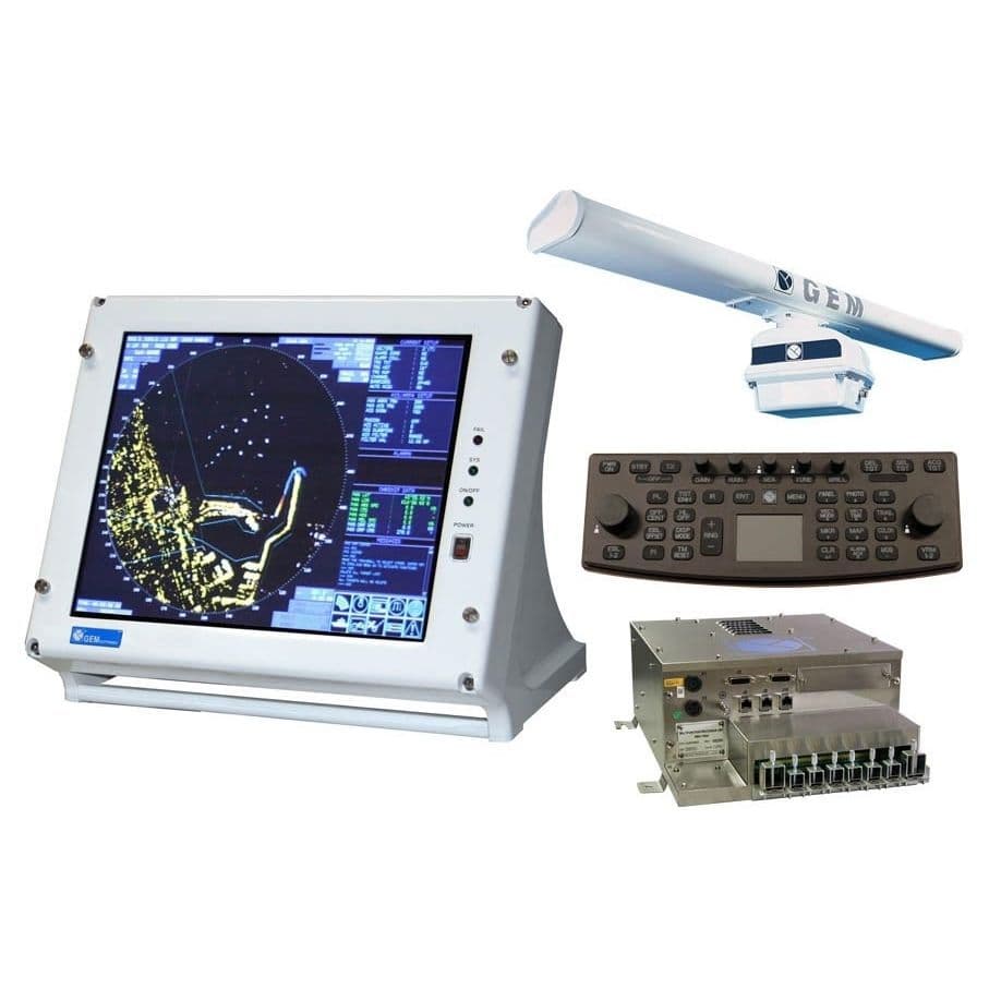 Marine radar LEONARDO GEM Elettronica ships / ARPA / color