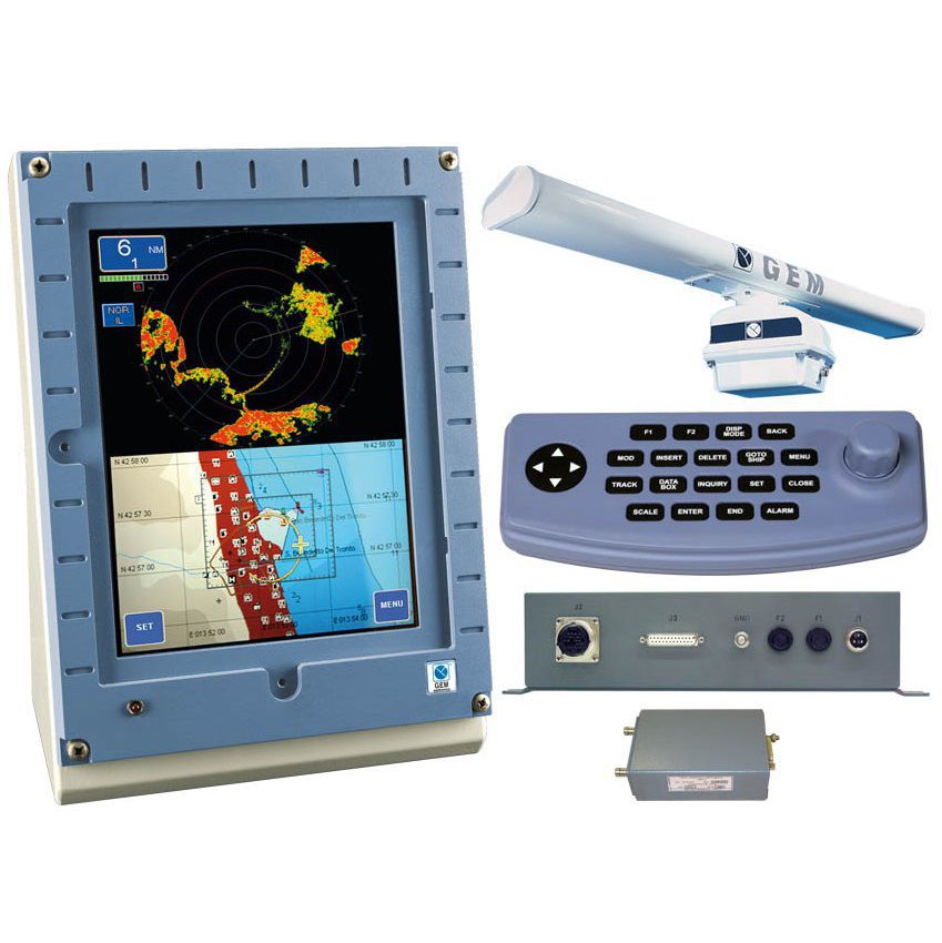 Marine radar GEM Elettronica ships / port / for pleasure