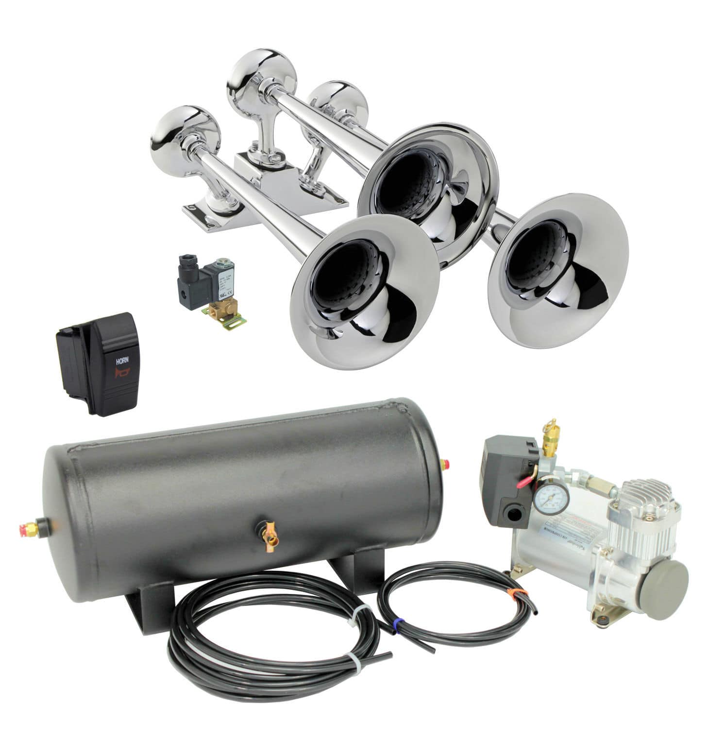Pneumatic horn T0A COMPLETE KIT Kahlenberg Industries, Inc. for