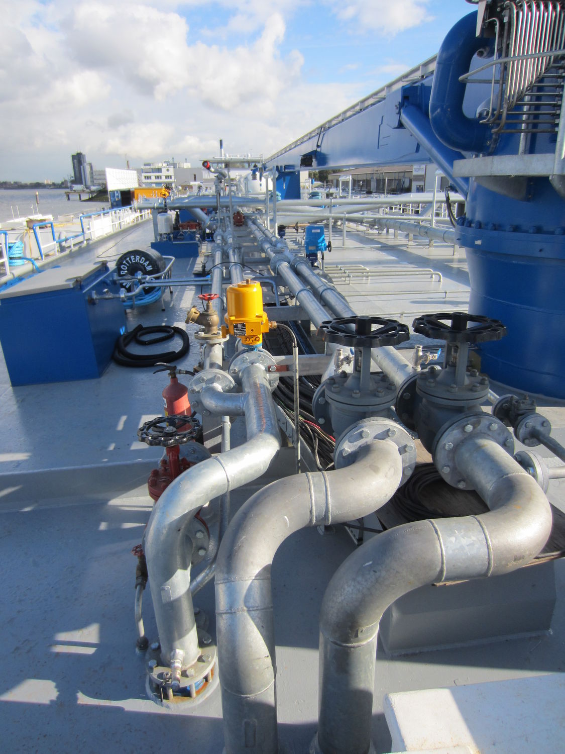 Oil heater Inland Tanker Konutherm BV vertical / heavy fuel oil