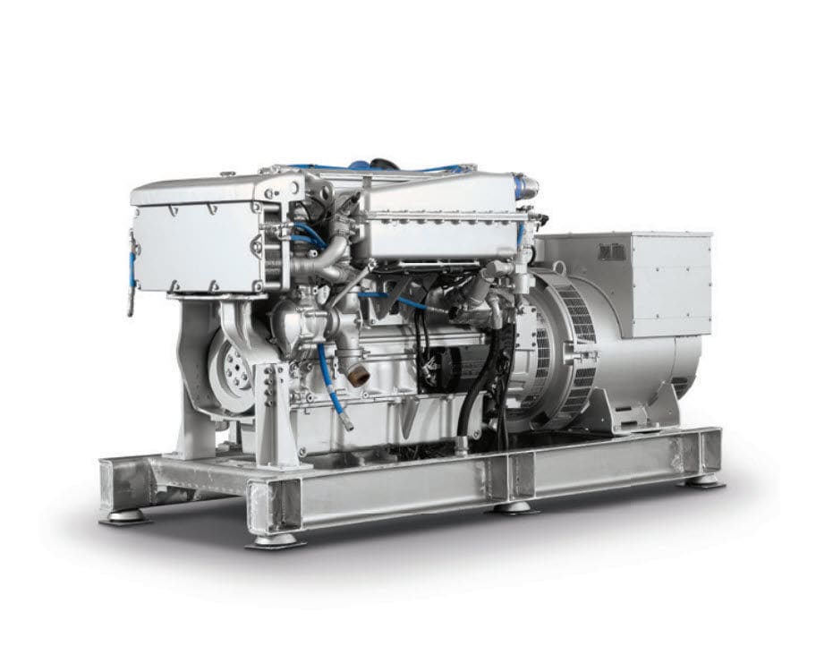 Hybrid generator set Series 60 MTU for yachts / with alternator