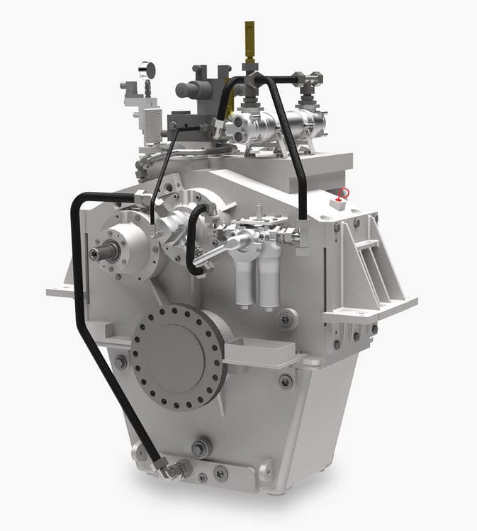 Ship reduction gearbox WAF 164 7760 REINTJES for work boats / for ferries / for yachts