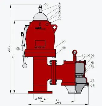 TANKTECH U-ISO-H/V/G-100 (ND100)