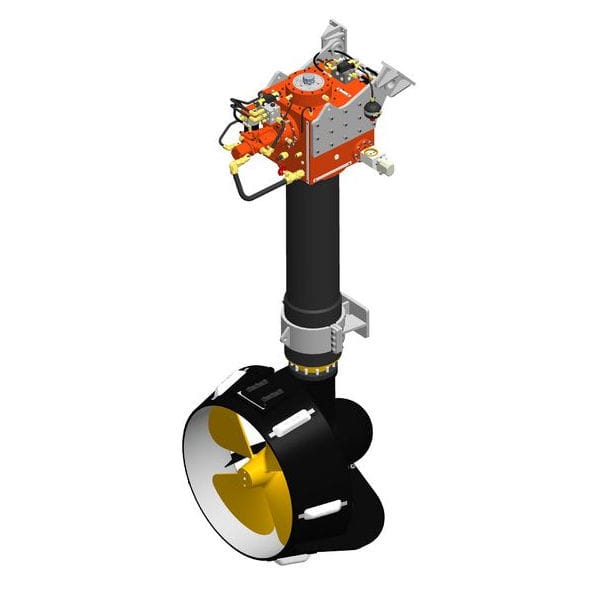 Azimuth thruster VETH PROPULSION deckmounted / for ships / hydraulic