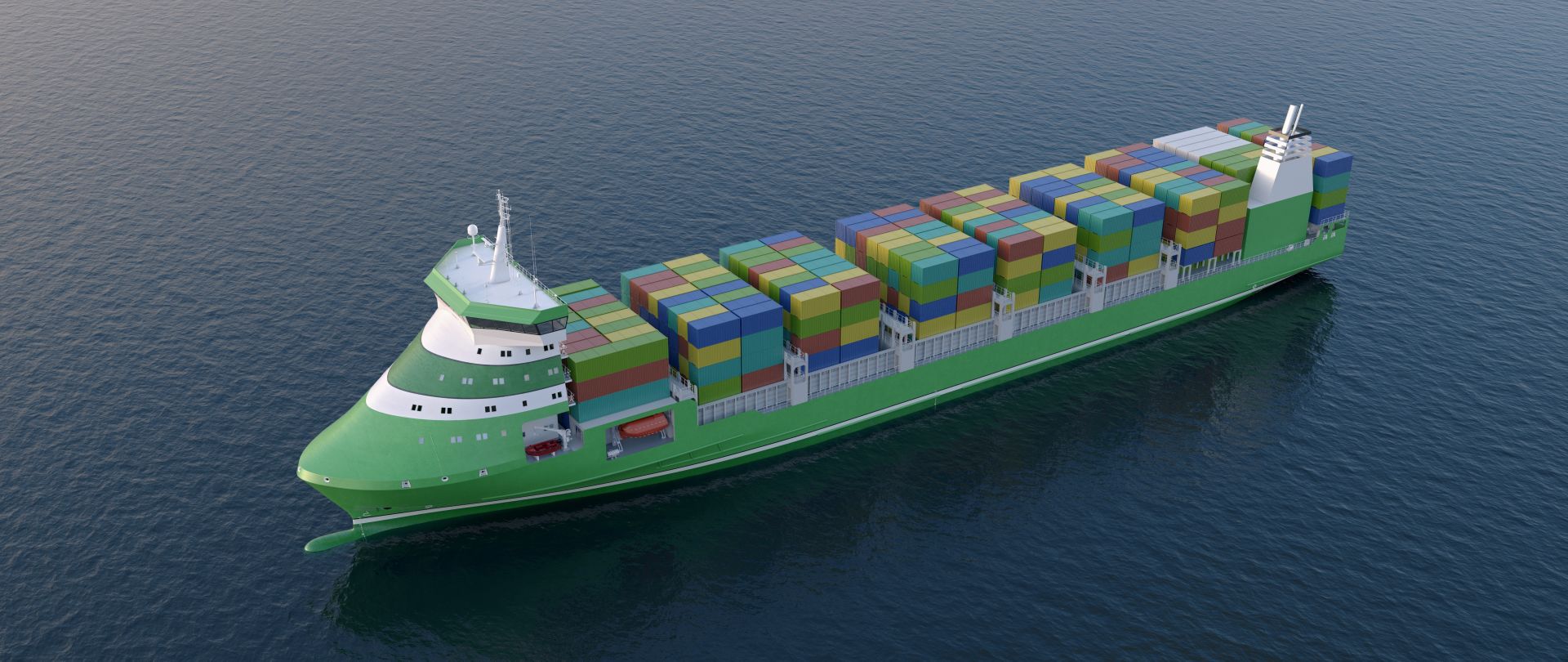 Container ship cargo ship - 1000 - Brodosplit Shipyard - reefer