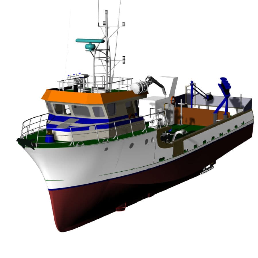 Tuna seiner commercial fishing vessel 33M Estaleiros Navais de