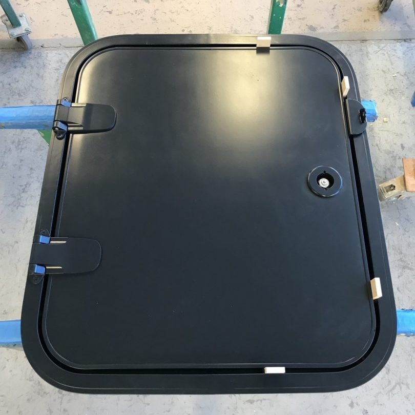 Ship deck hatch SLHF A1 LibraPlast AS square / flush / waterproof