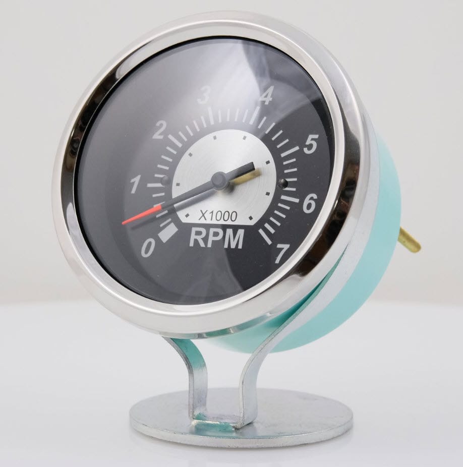 Analog tachometer Black Sterling Veethree Electronics and Marine