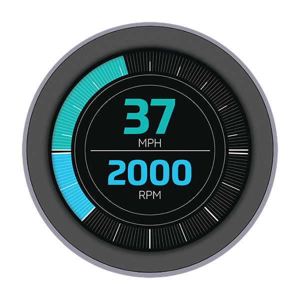 Tachometer with LCD display R3 Veethree Electronics and Marine LLC