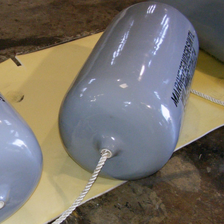 Boat fender SSD ShibataFenderTeam for pontoon / cylindrical