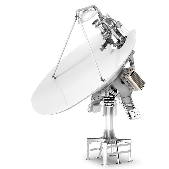 VSAT antenna v240MT 2 Intellian Technologies for ships / open array