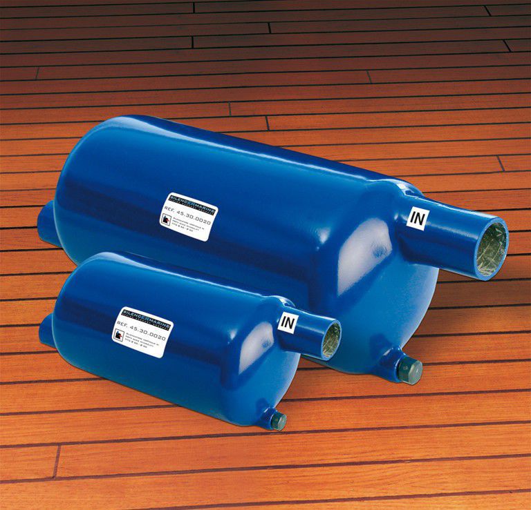 Boat exhaust muffler Silencermarine
