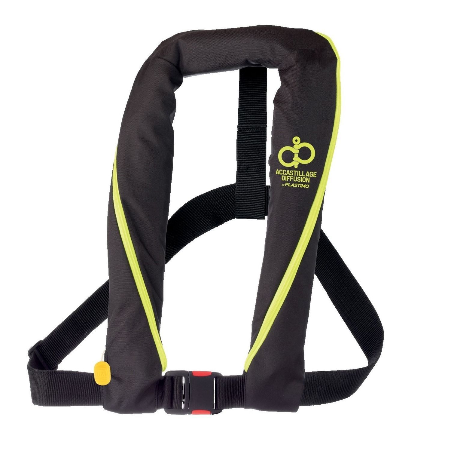 Inflatable life jacket AD165 AD NAUTIC 165 N / unisex / black