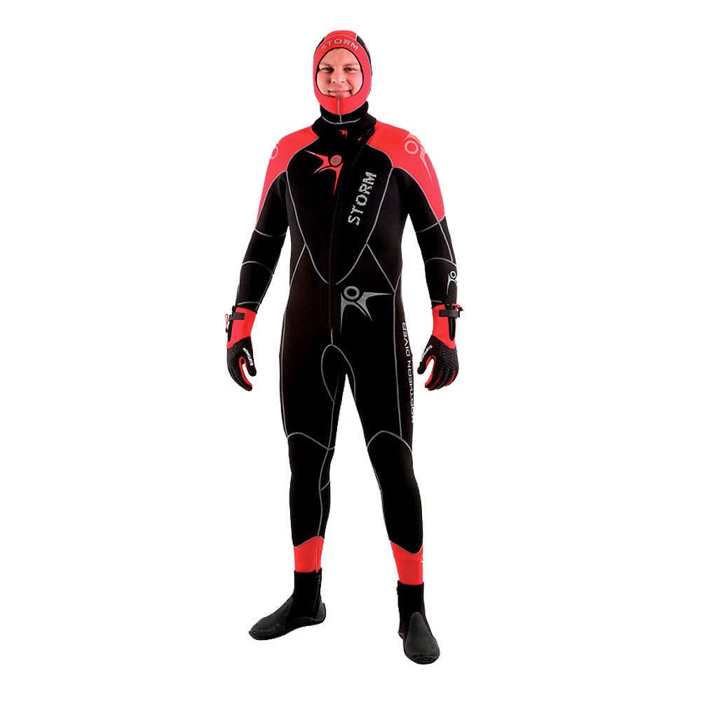 Dive semidrysuit STORM 6/4MM Northern Diver (International) full