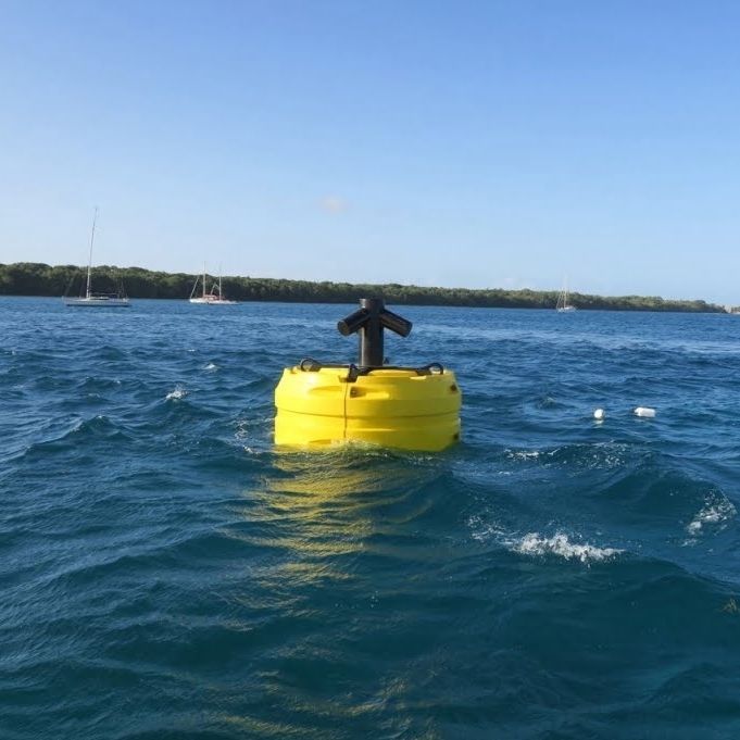 Mooring buoy AMR 5000 Mobilis cylindrical / yellow