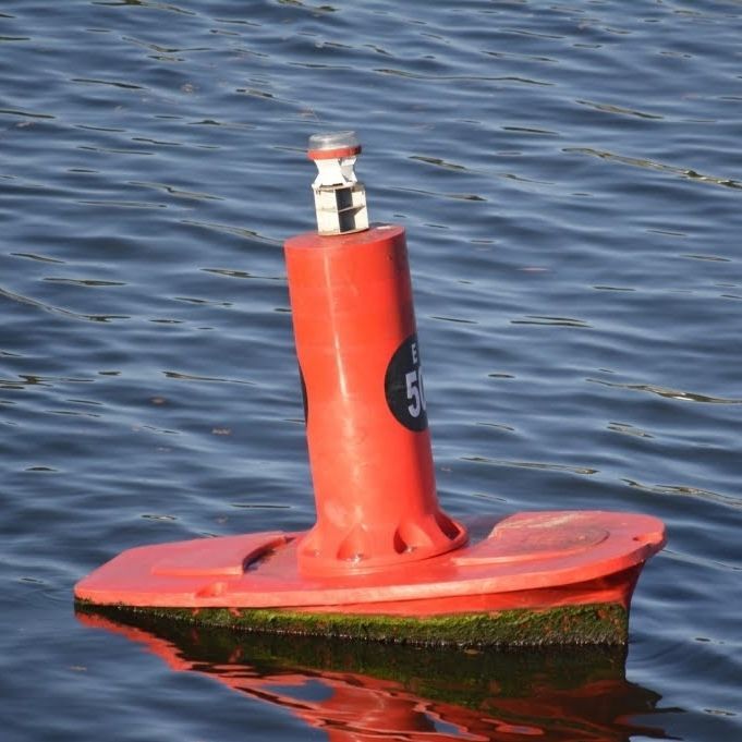 Beacon buoy - TRACKLESS - Mobilis - special mark / polyethylene / red