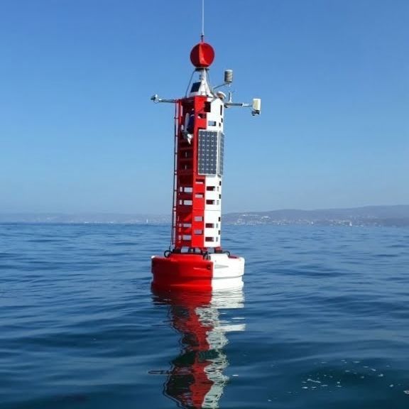 Beacon buoy - JET 7000 - Mobilis - high seas / red / white