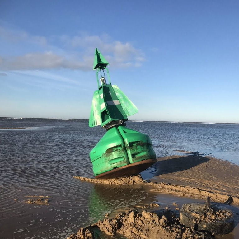 Beacon buoy JET 2500 FB Mobilis mooring / high seas / channel