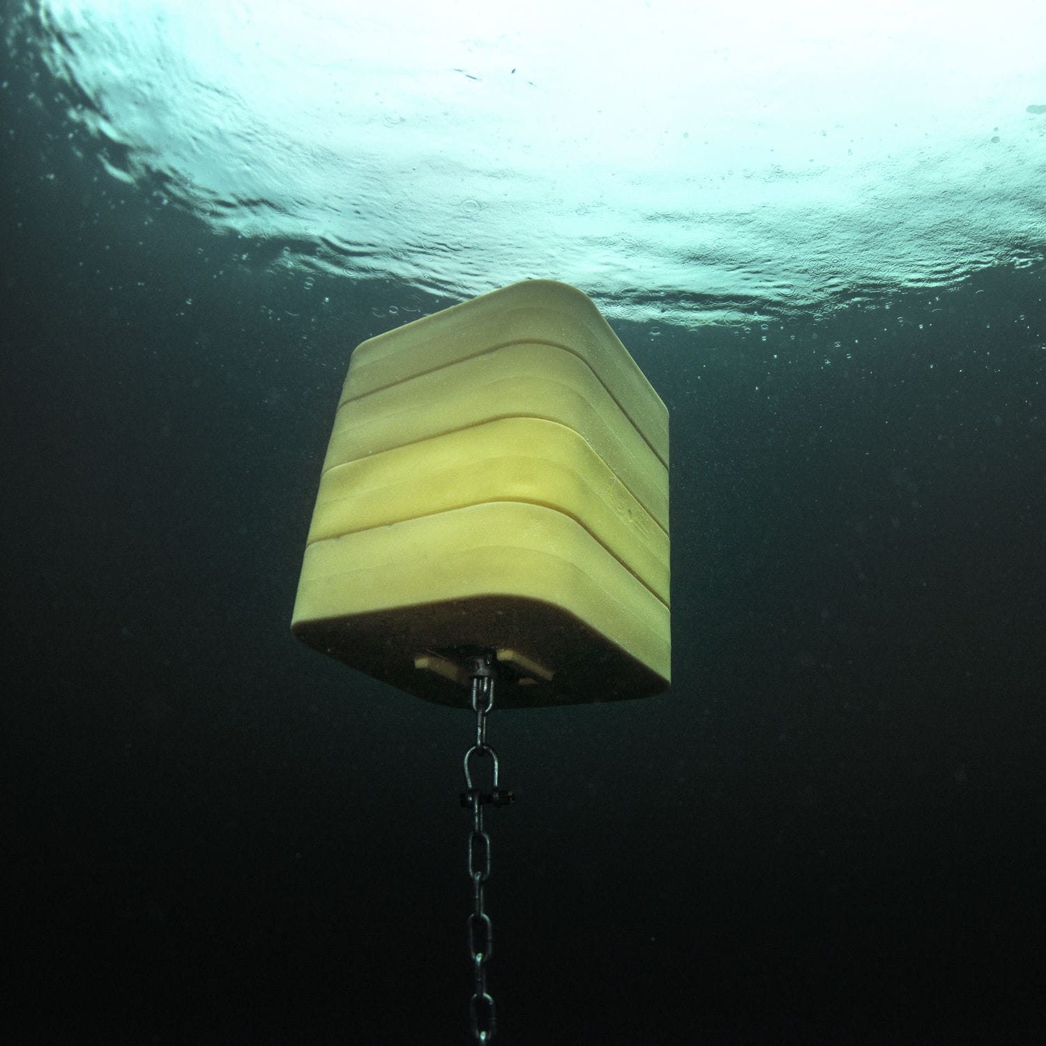 Underwater lifting buoy SMB Polyform AS high seas / foam / yellow