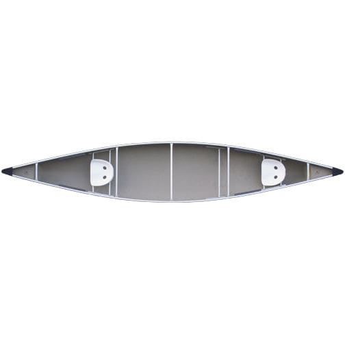 Racing canoe Yukon Clipper Canoes 2person / white / fiberglass